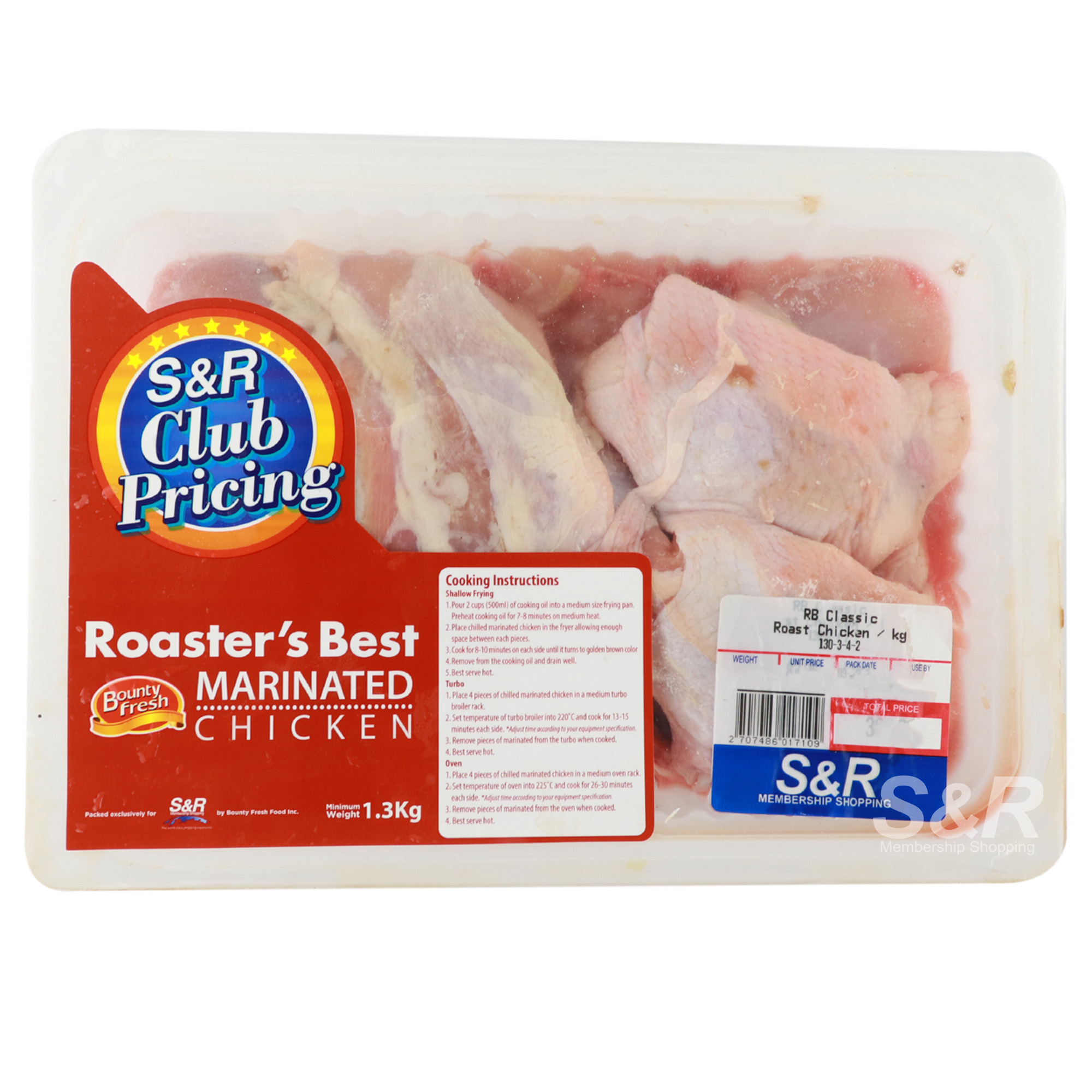 Roaster's Best Marinated Classic Chicken Cut-ups approx. 2kg